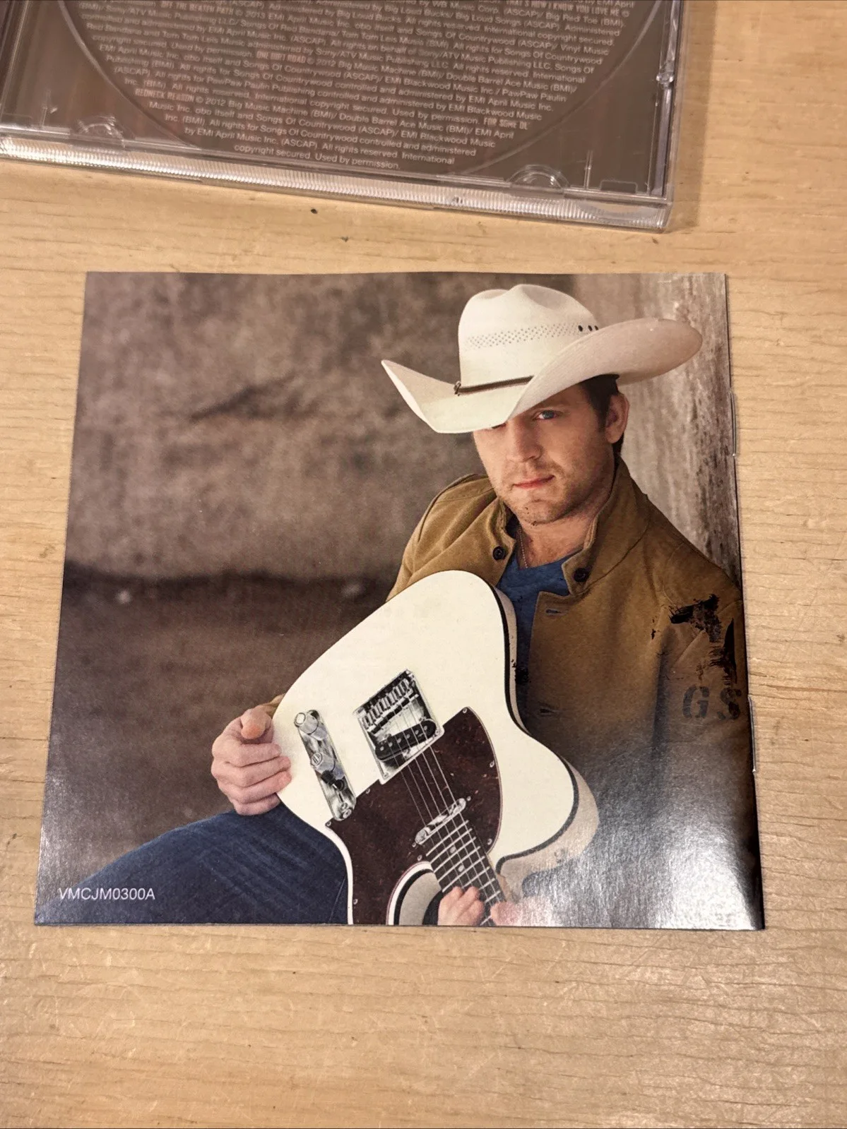 AUTOGRAPHED SIGNED CD Booklet - Justin Moore "Off the Beaten Path" NO CD, image 4