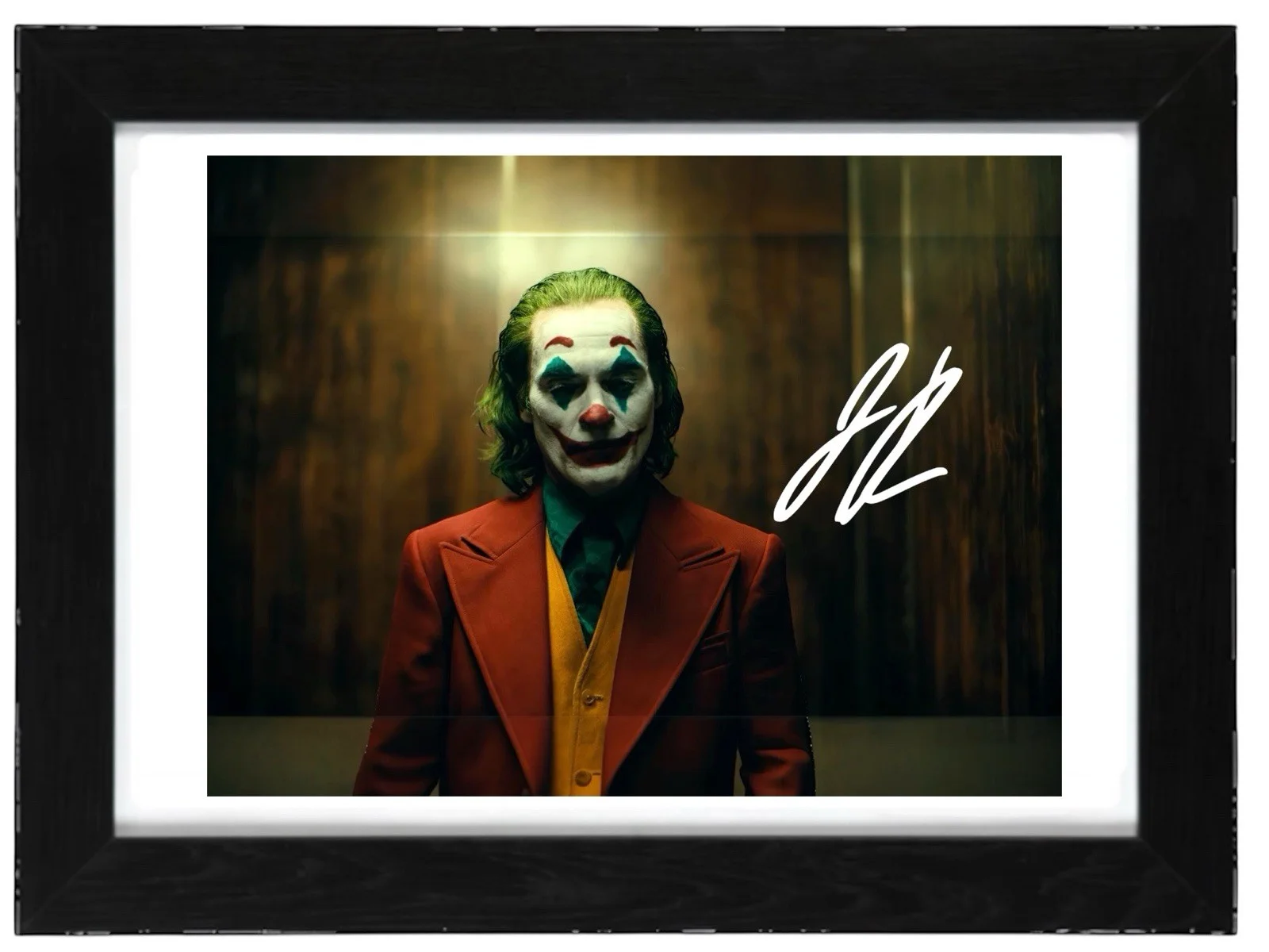Joaquin Phoenix Signed Autograph PHOTO Pre Print 6x4/A4/ Framed Batman the Joker, изображение 2