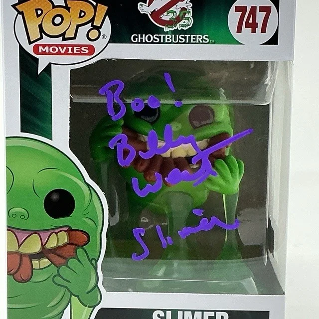 Billy West — Billy West Autographed Slimer Ghostbusters Funko Pop #747 OC Marketing, изображение 2