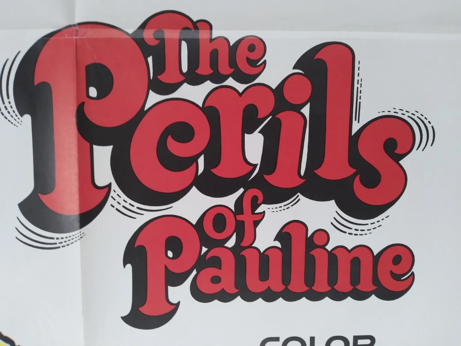 The Perils of Pauline original movie 1967 poster US one sheet, изображение 3