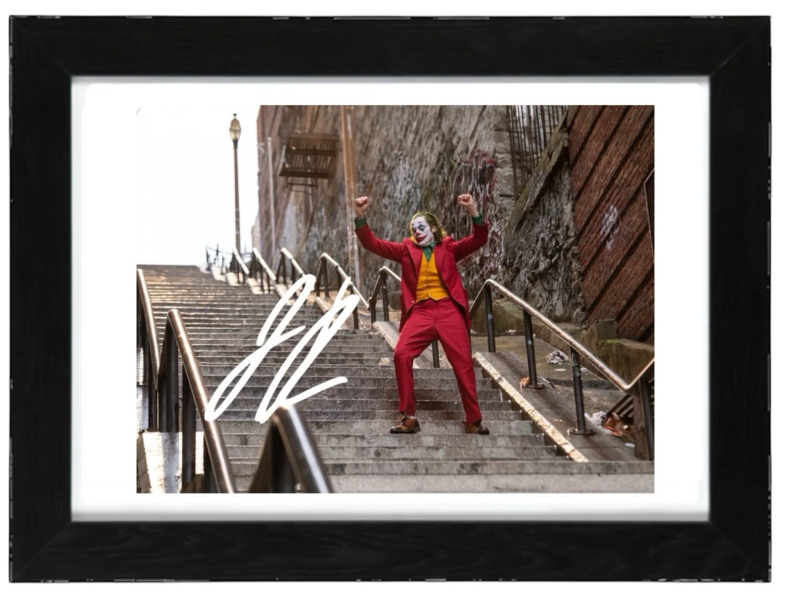 Joaquin Phoenix Signed Autograph PHOTO Pre Print 6x4/A4/ Framed Batman the Joker, изображение 2