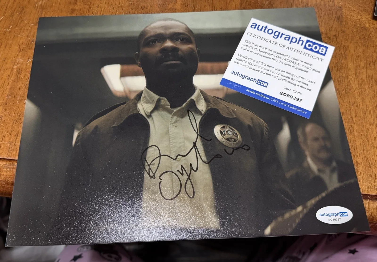 David Oyelowo — David Oyelowo Signed Autographed 8x10 Photo ACOA Silo TV, image 2