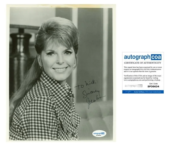 Julie London — Julie London "Emergency!" AUTOGRAPH Signed Autographed 8x10 Photo 'To Nick' ACOA