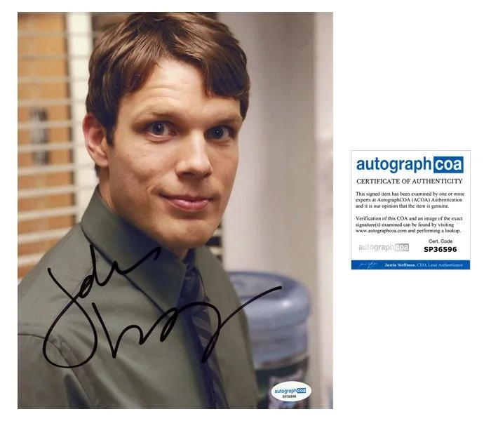 Jake Lacy — Jake Lacy "The Office" AUTOGRAPH Signed 'Pete Miller' 8x10 Photo D ACOA