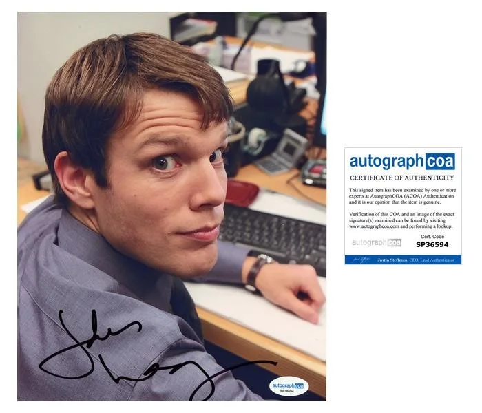 Jake Lacy — Jake Lacy "The Office" AUTOGRAPH Signed 'Pete Miller' 8x10 Photo B ACOA