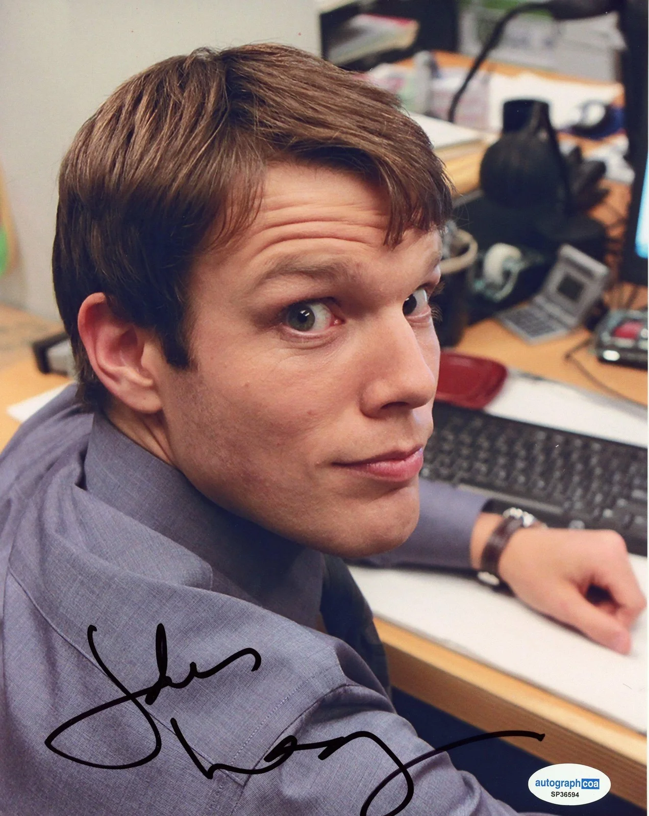 Jake Lacy — Jake Lacy "The Office" AUTOGRAPH Signed 'Pete Miller' 8x10 Photo B ACOA, изображение 2