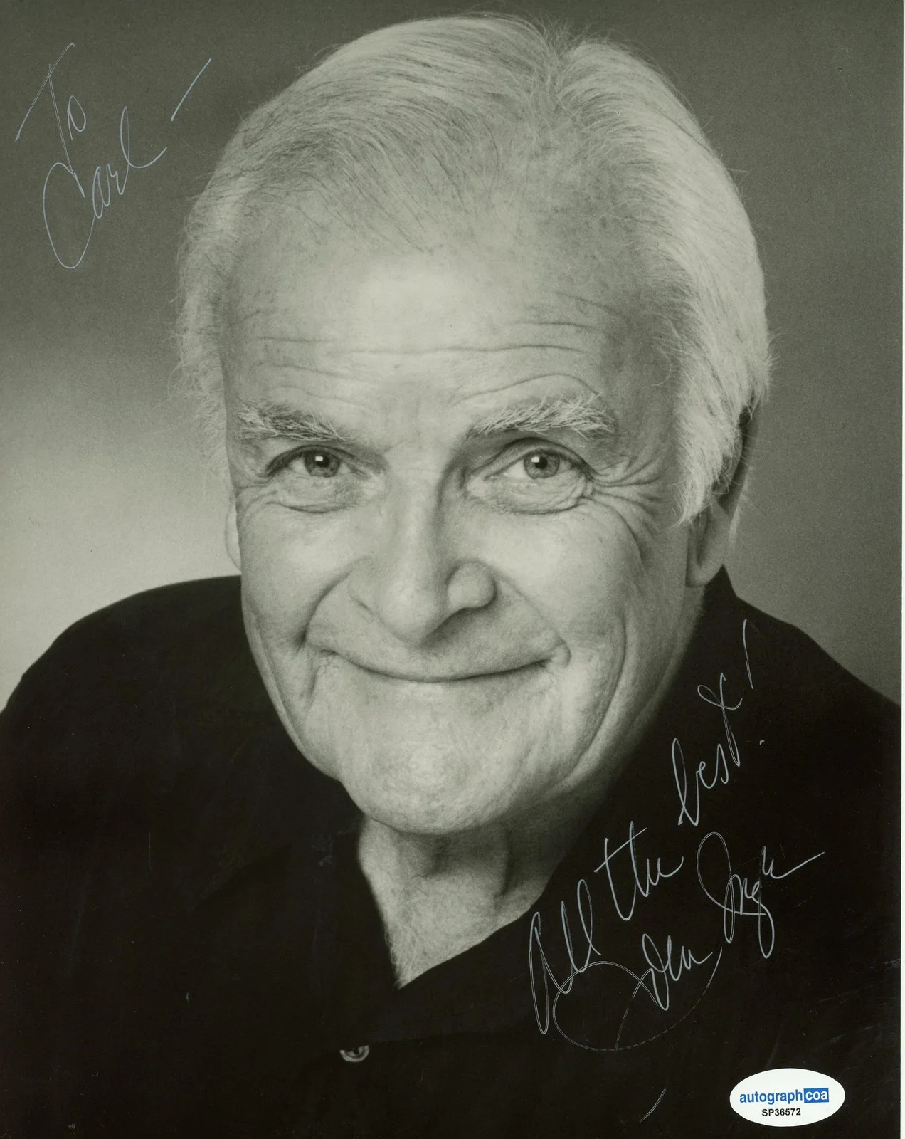 John Ingle — John Ingle "General Hospital" AUTOGRAPH Signed 8x10 Photo 'To Carl' ACOA, изображение 2
