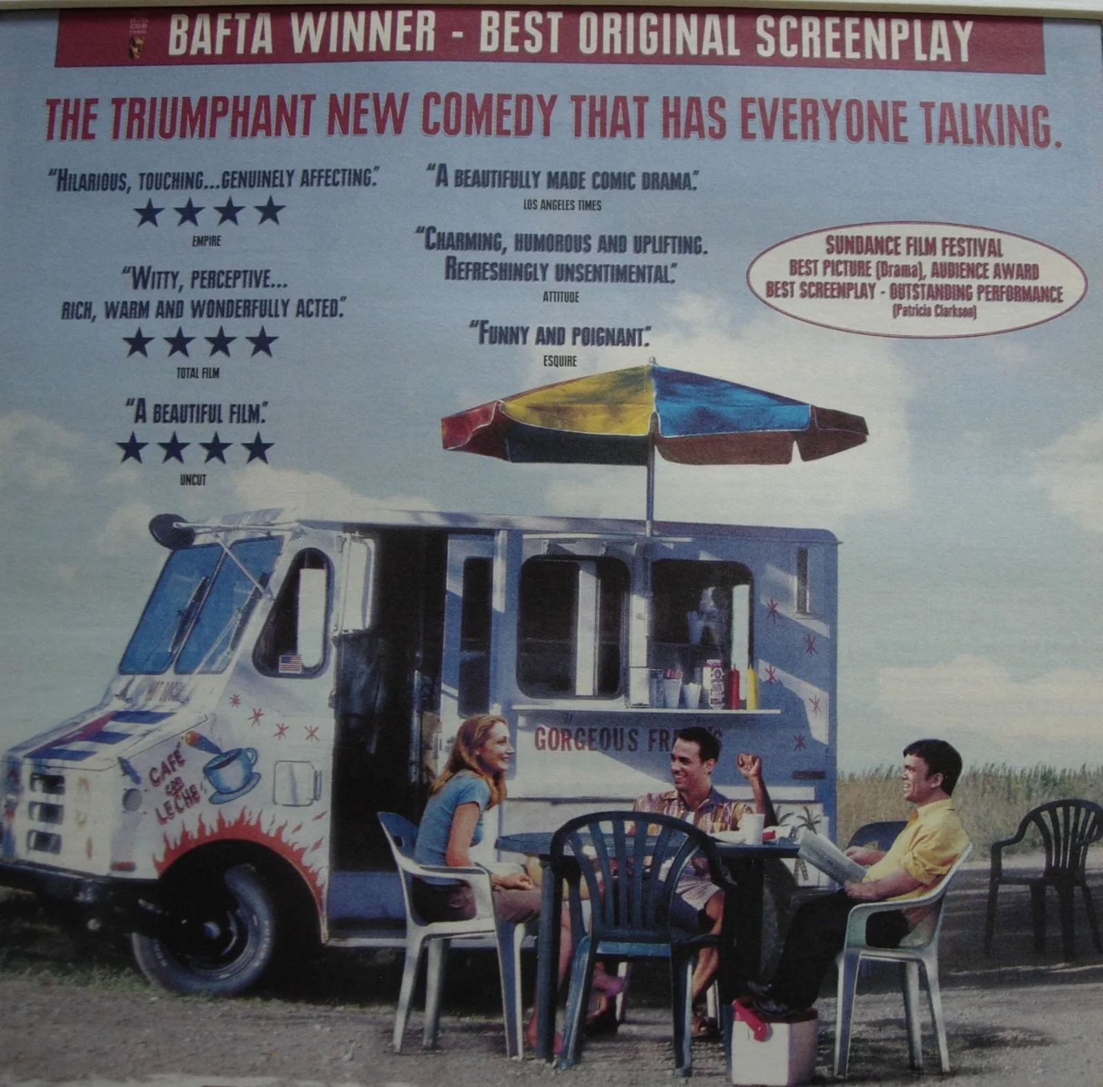 THE STATION AGENT+FILM+MOVIE+POSTER+AD+FRAMED ORIGINAL 2004+EXPRESS WORLD SHIP, изображение 2
