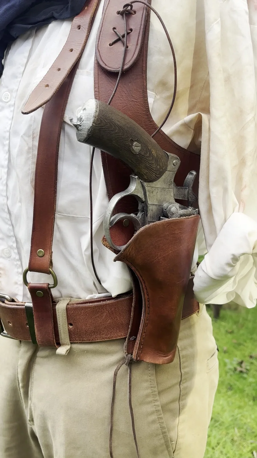 Rick O’Connell Holster Replica – The Mummy (1999) – Handmade – Screen Accurate, image 2