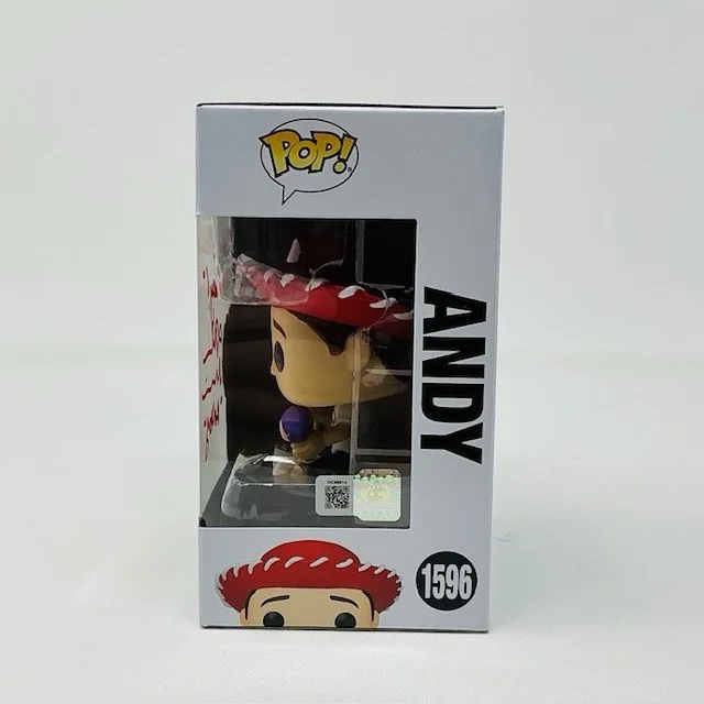 John Morris — John Morris Autographed Signed Andy Pixar Toy Story Funko Pop #1596 OC Marketing, изображение 5