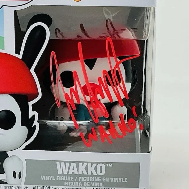 Jess Harnell Autographed Wakko Cartoon Animaniacs Funko Pop #2065 W/ Drawing OC, изображение 4