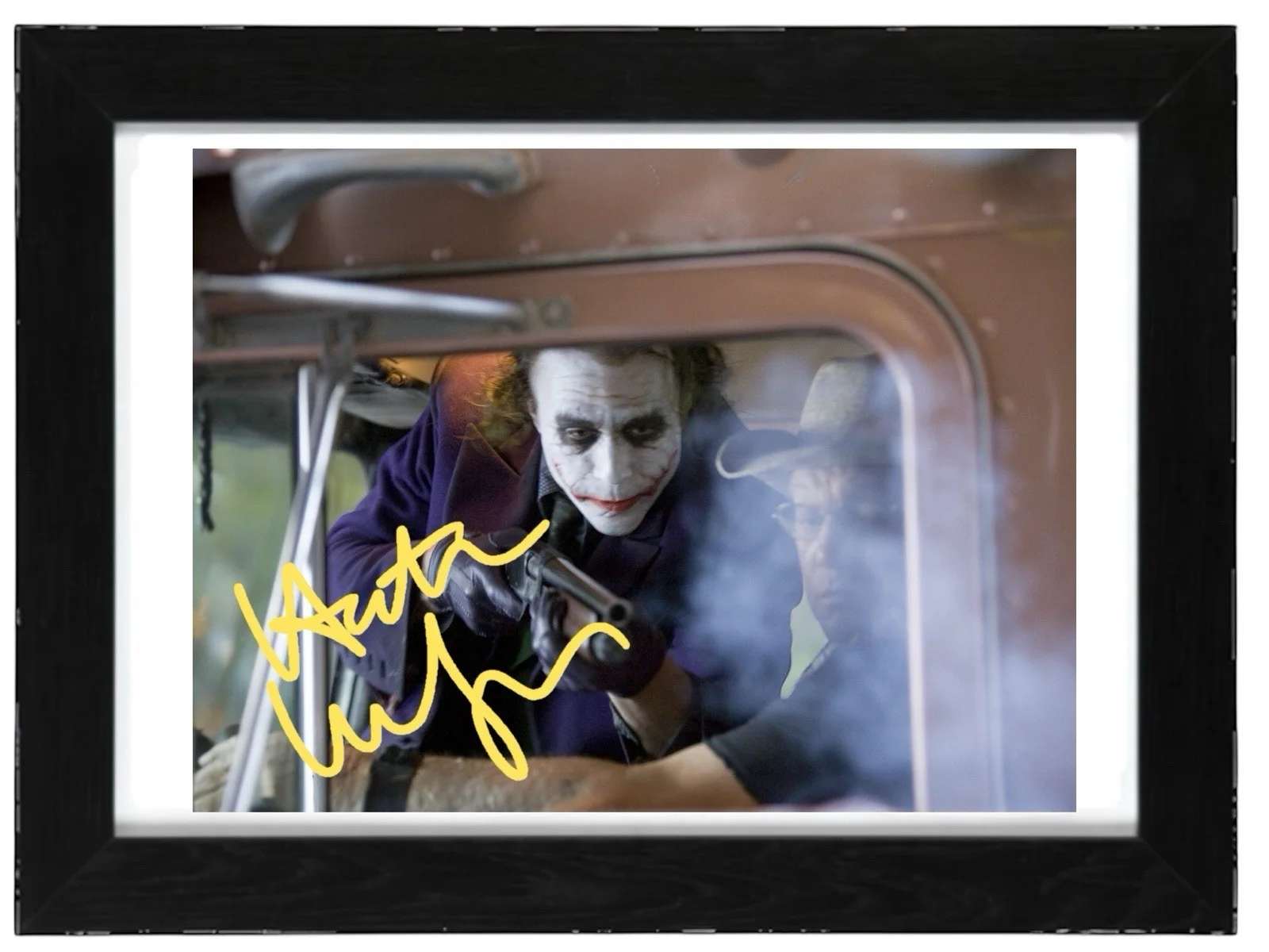 Heath Ledger Signed Autograph PHOTO Pre Print 6x4/A4/ Framed Batman the Joker, изображение 2
