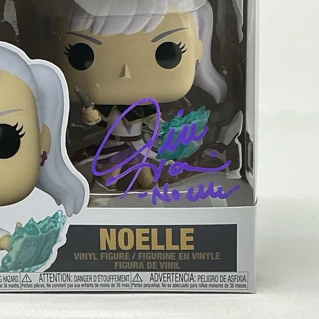 Jill Harris Autographed Noelle Anime Black Clover Funko Pop #1100 OC Marketing, изображение 2