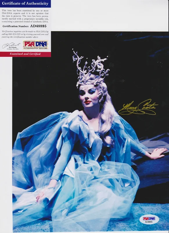 Mary Costa — Mary Costa Aurora Sleeping Beauty Signed Autograph 8x10 Photo PSA/DNA COA #8