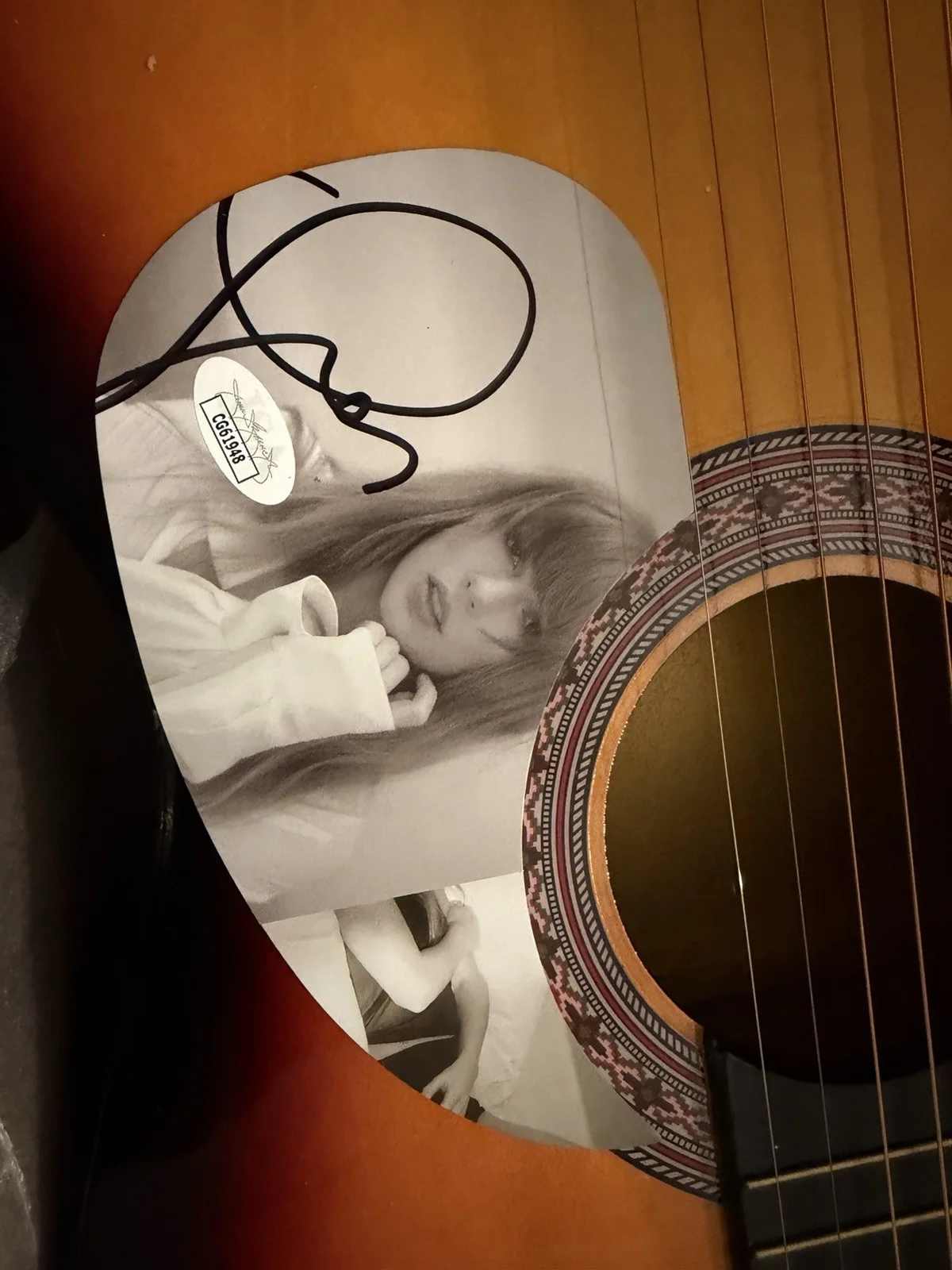 Taylor Swift Guitar with Signed Custom Insert Pickguard (JSA), image 2