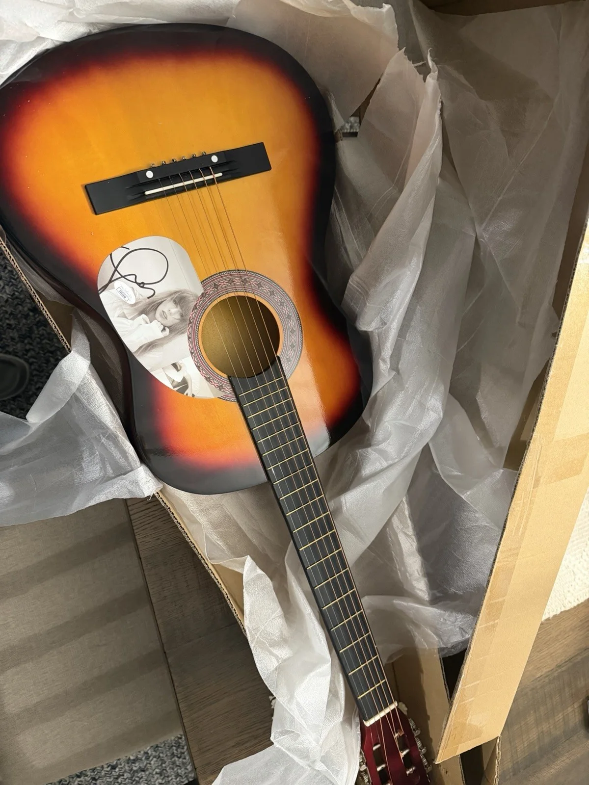 Taylor Swift Guitar with Signed Custom Insert Pickguard (JSA), image 3