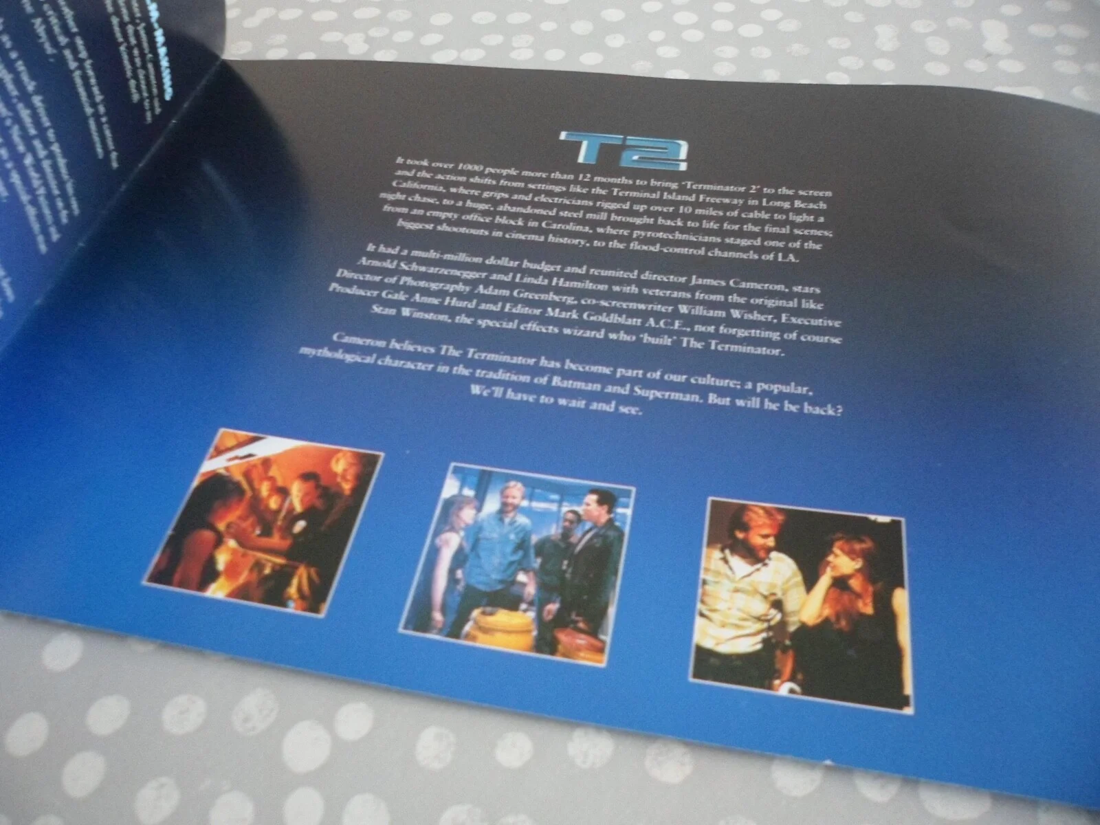TERMINATOR 2 JUDGMENT DAY VHS Video Booklet 1997 used, image 3