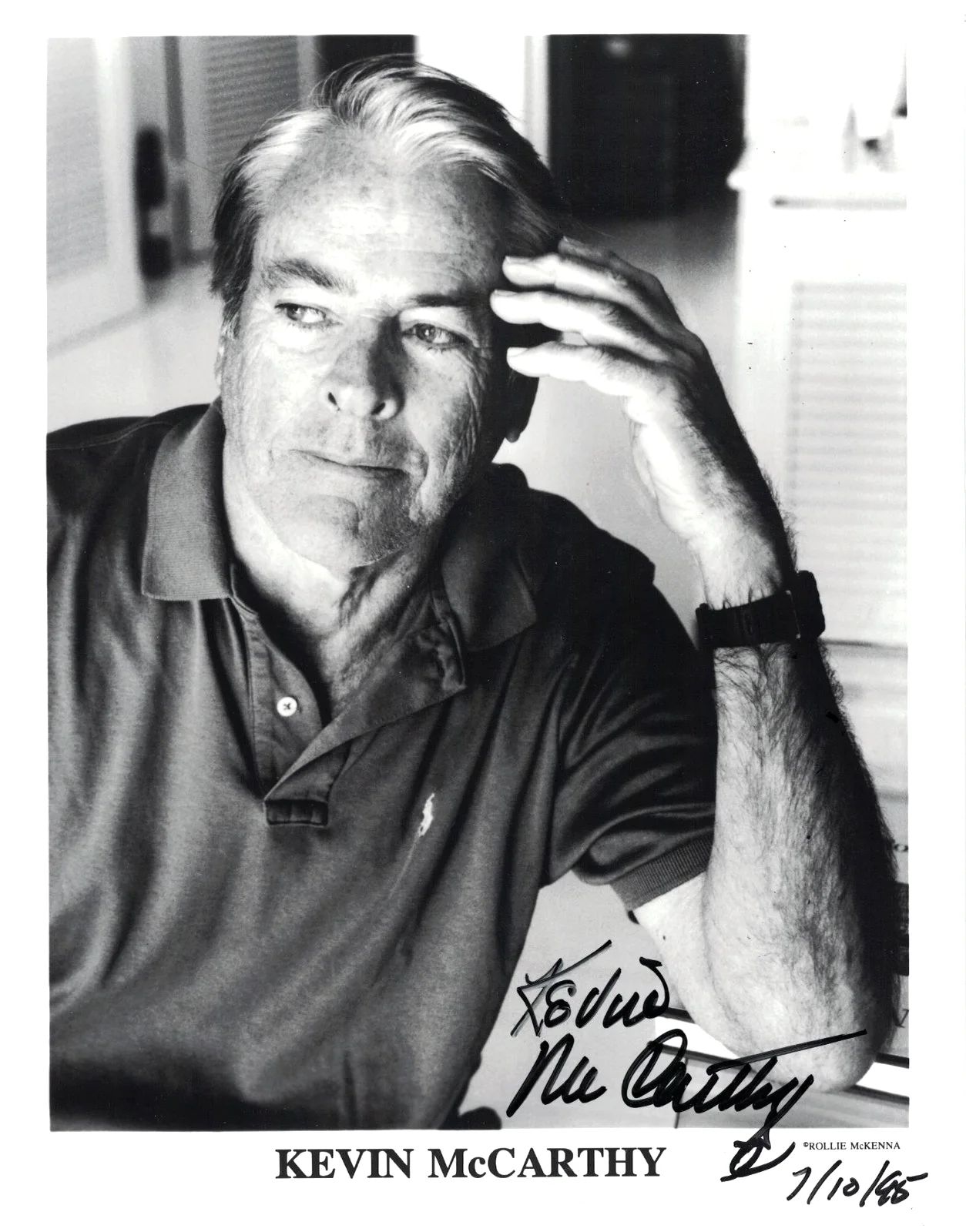 Kevin McCarthy — KEVIN MCCARTHY Autographed 8X10 FREE SHIPPING! Invasion Of Body Snatchers