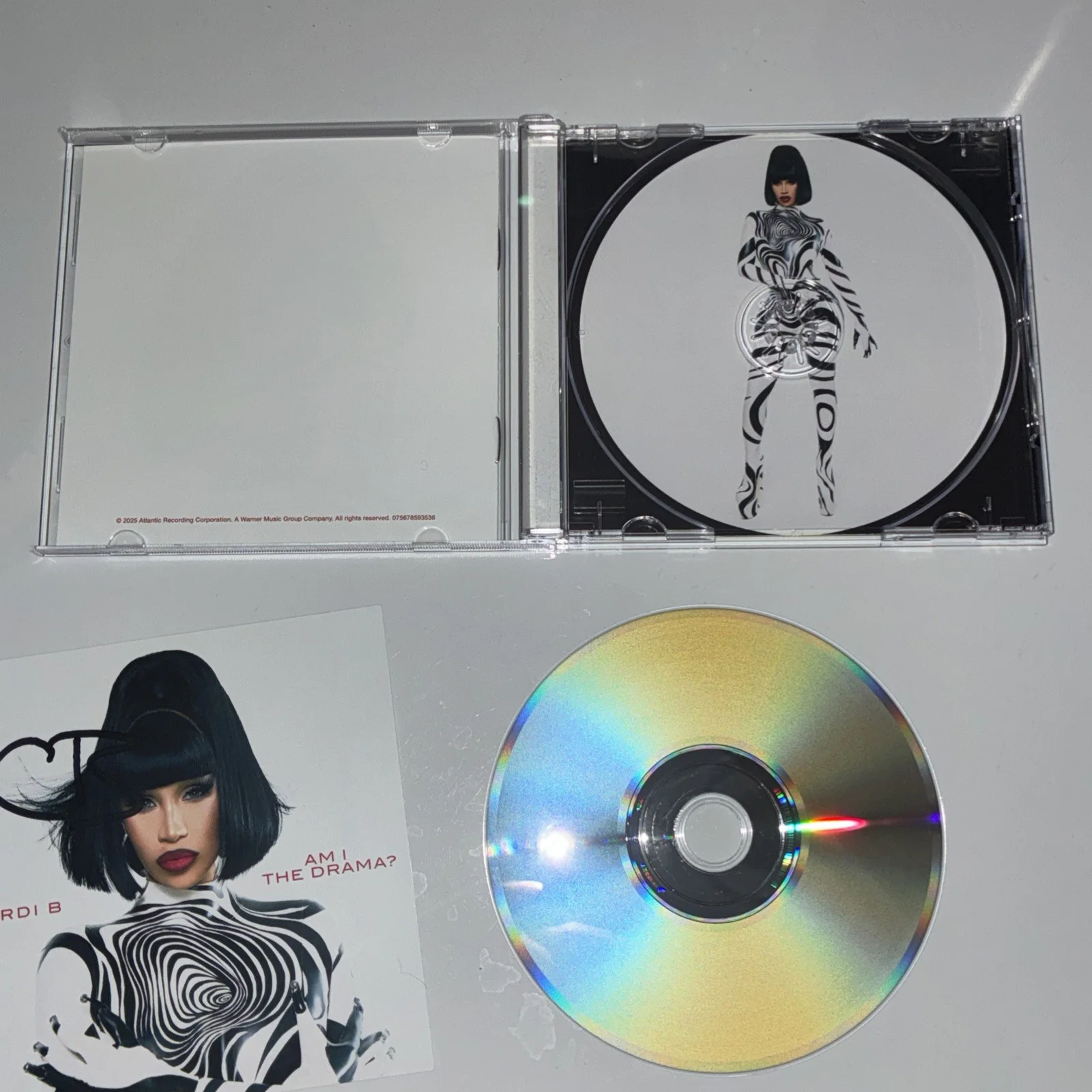 Cardi B “Am I The Drama? Magnet (Alternate Cover #4)” SIGNED CD (2025), image 3