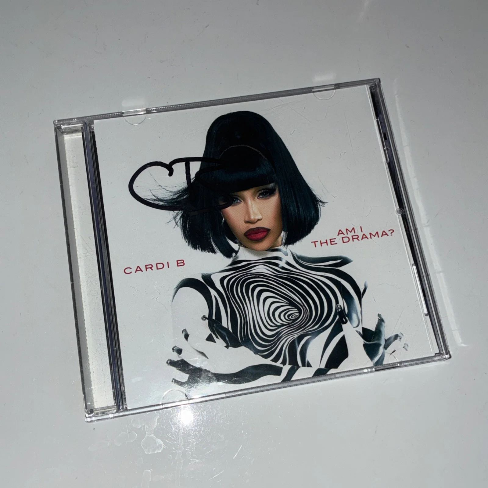 Cardi B “Am I The Drama? Magnet (Alternate Cover #4)” SIGNED CD (2025), image 5