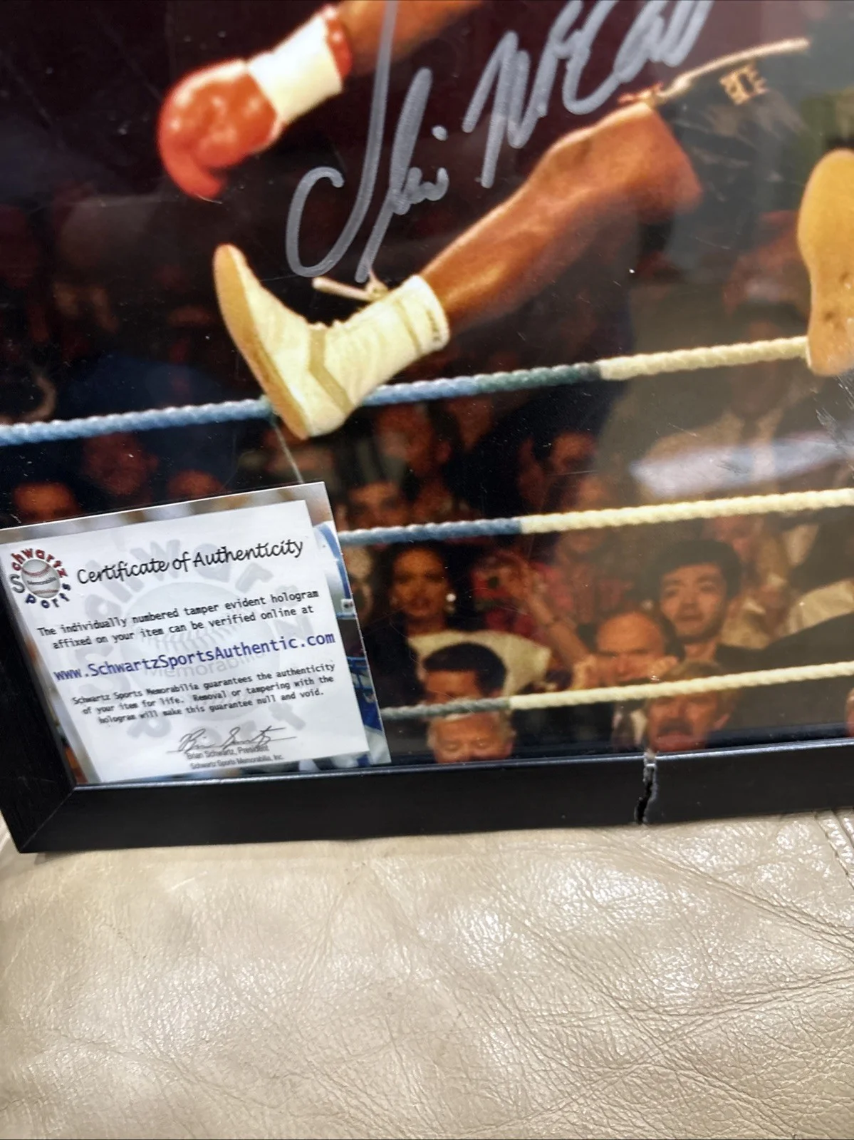 Oliver, Mccall Autographed Photo With Coa Certificate Of Authentication, image 3