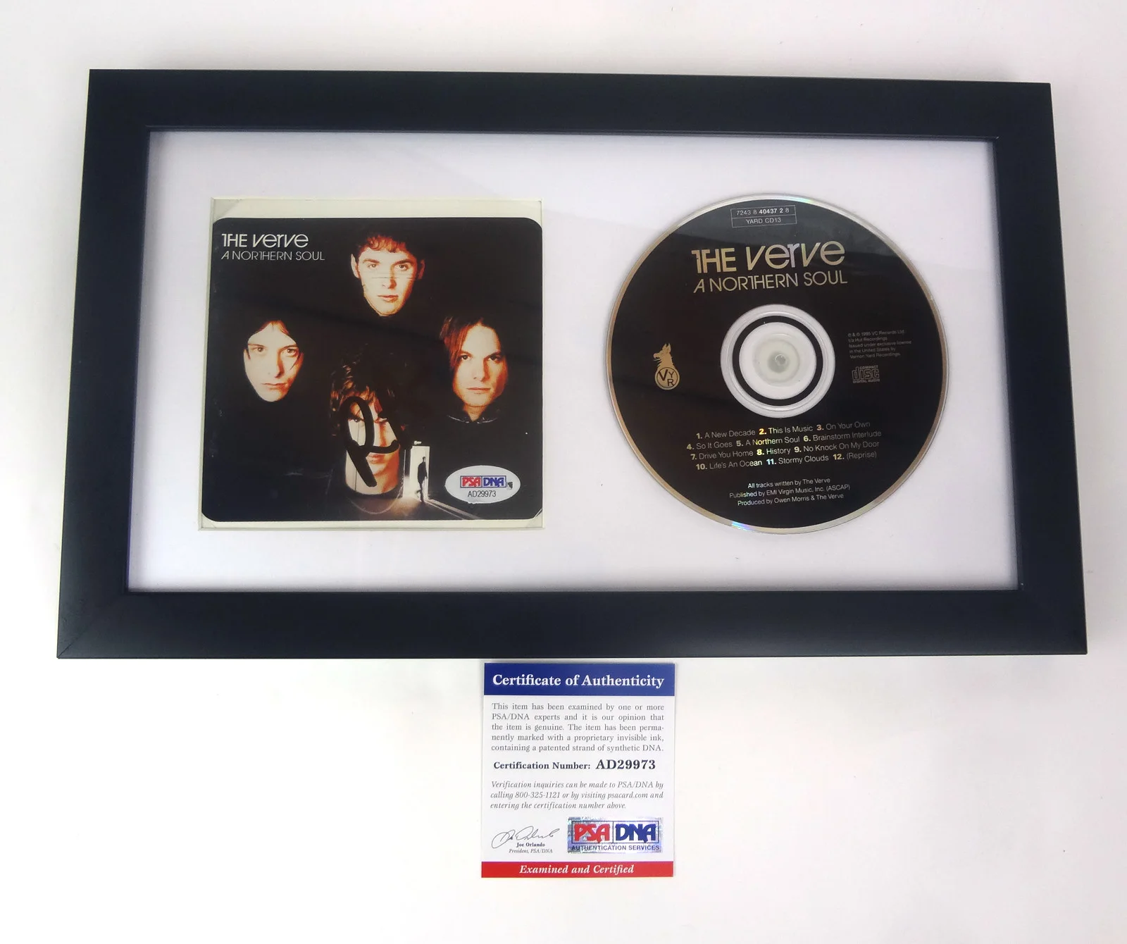 Richard Ashcroft — Richard Ashcroft The Verve Signed Autograph A Northern Soul CD PSA/DNA COA A