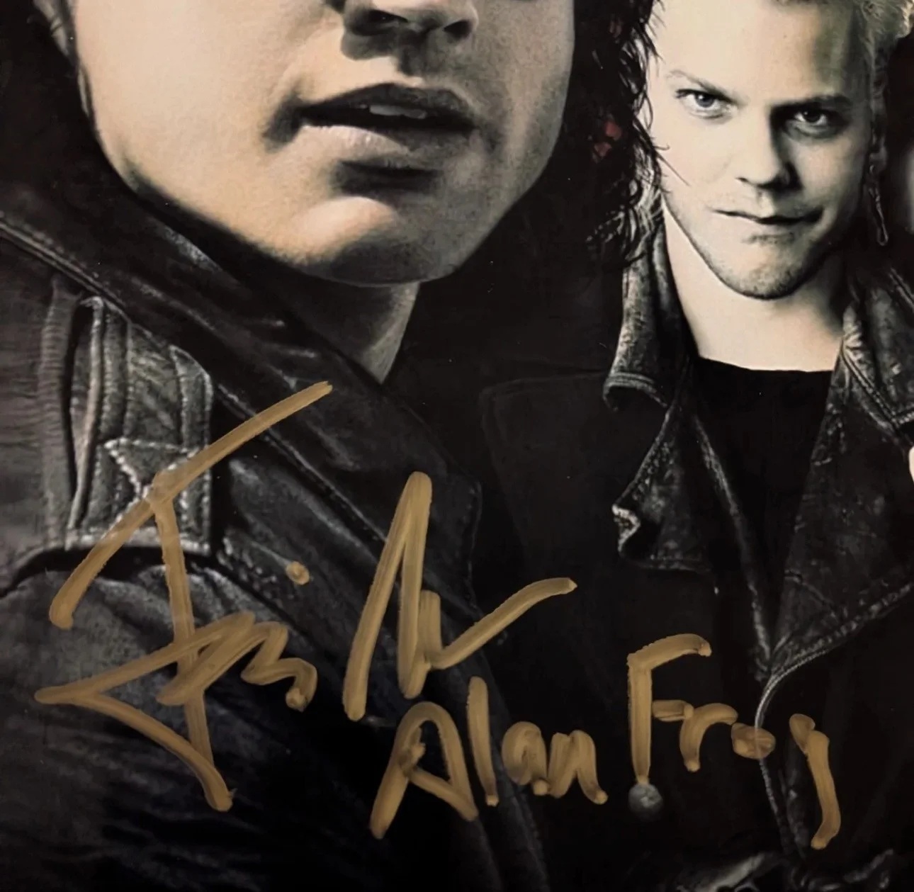 Jamison Newlander & Billy Wirth both signed 8x10 PHOTO The Lost Boys JSA COA, image 2
