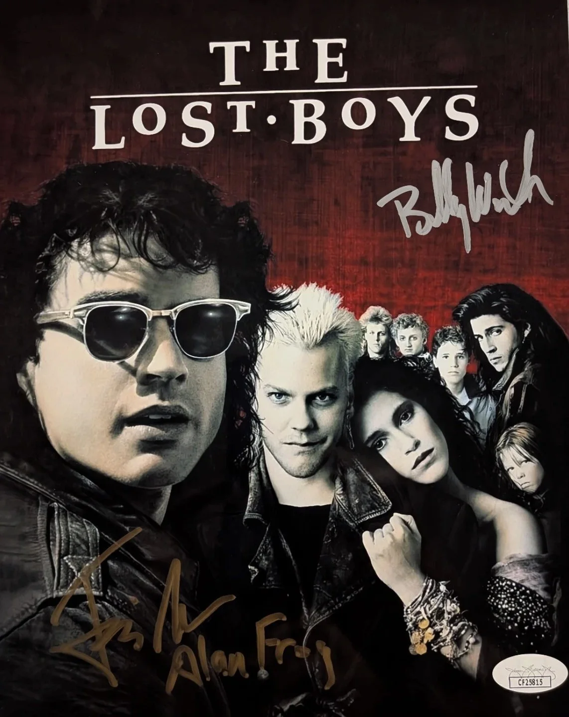 Jamison Newlander & Billy Wirth both signed 8x10 PHOTO The Lost Boys JSA COA, image 3