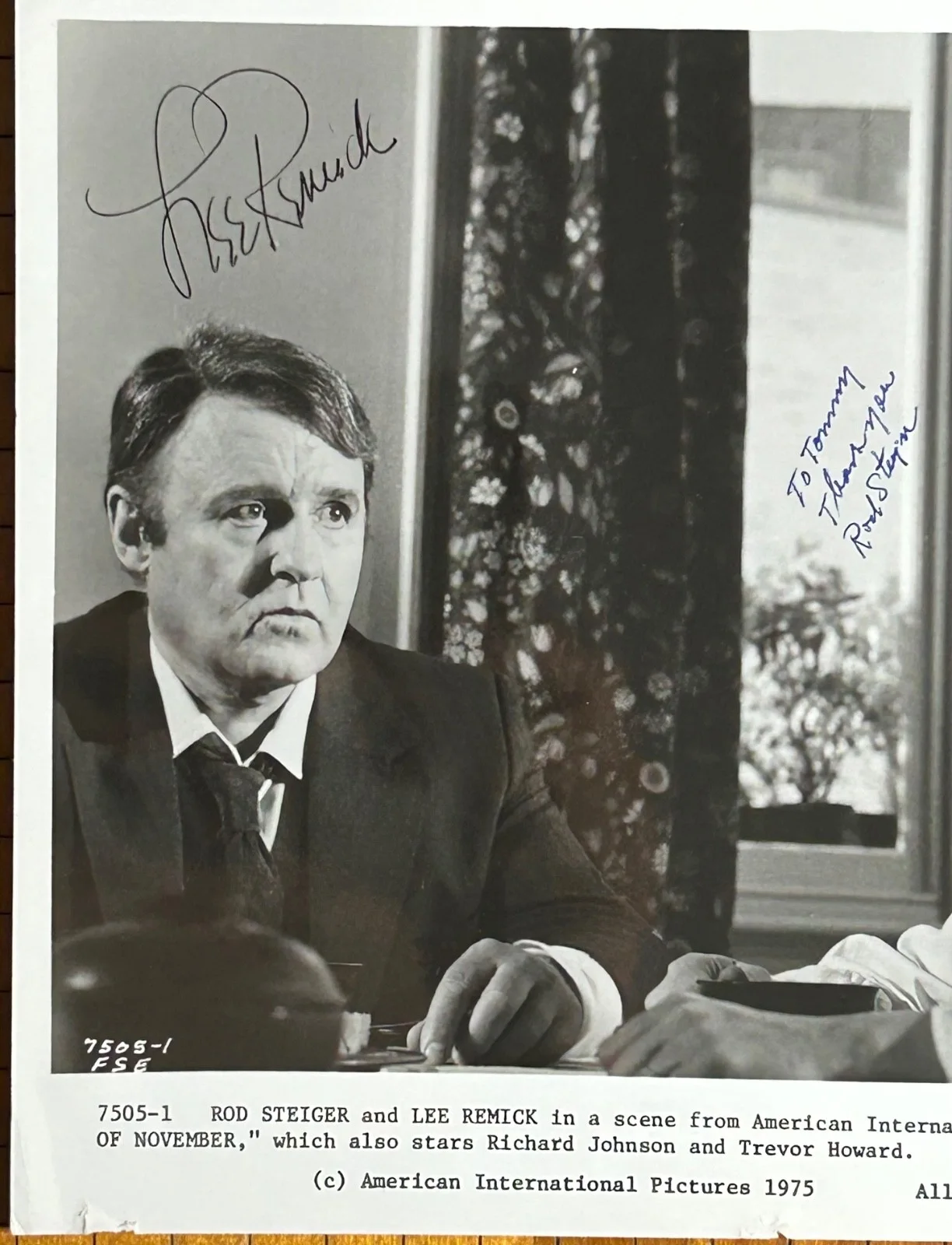 ROD STEIGER LEE REMICK—SIGNED PHOTO—Sondheim•The Omen•On the Waterfont•Oklahoma!, изображение 2
