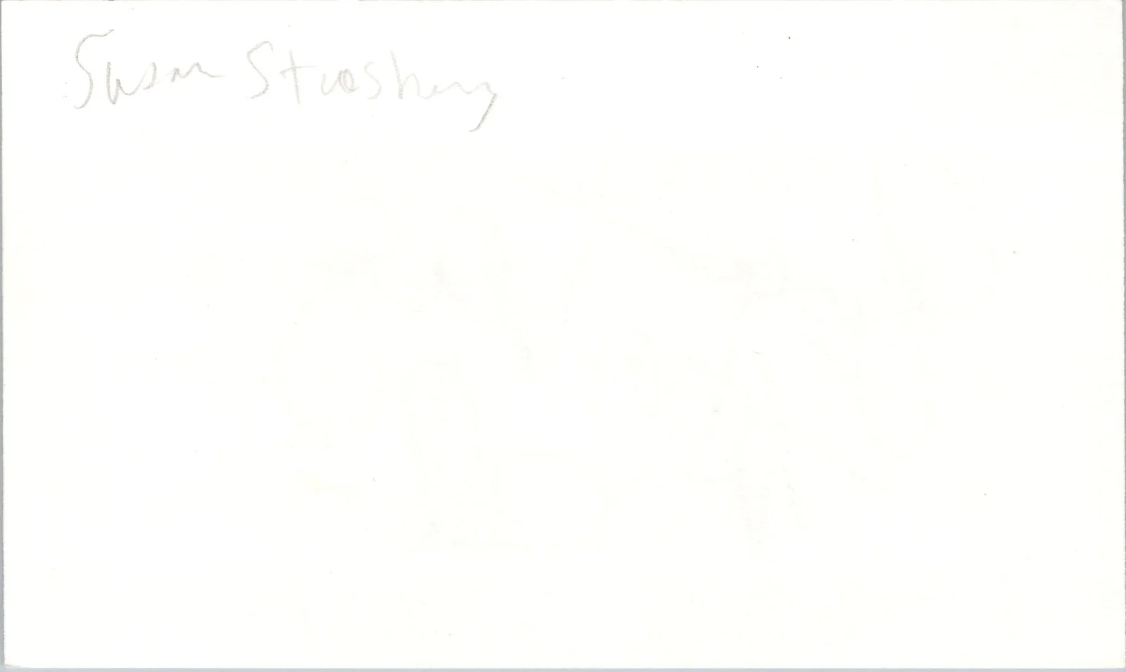 Susan Strasberg — Susan Strasberg Signed 3x5 Index Card The Diary Of Anne Frank Autographed, image 2