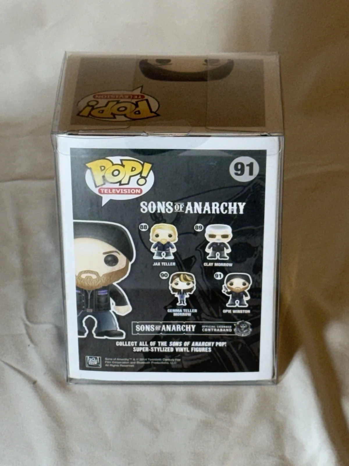 Ryan Hurst Signed & Vaulted Opie Winston Sons Of Anarchy Funko Pop Figure, изображение 3