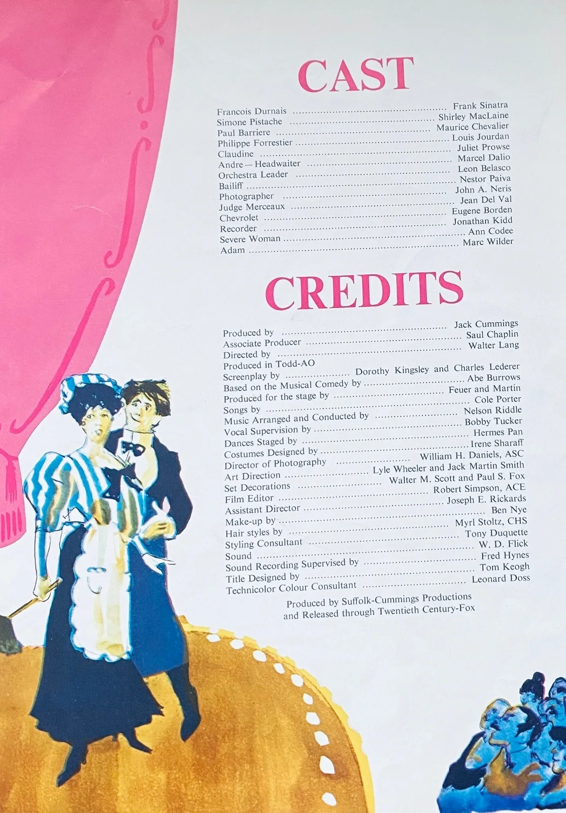 Original 1960 Can Can Promotional Film Book, image 2
