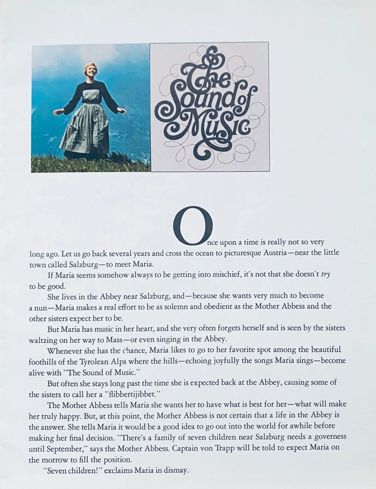 Original 1965 The Sound of Music Promotional Film Book, изображение 3