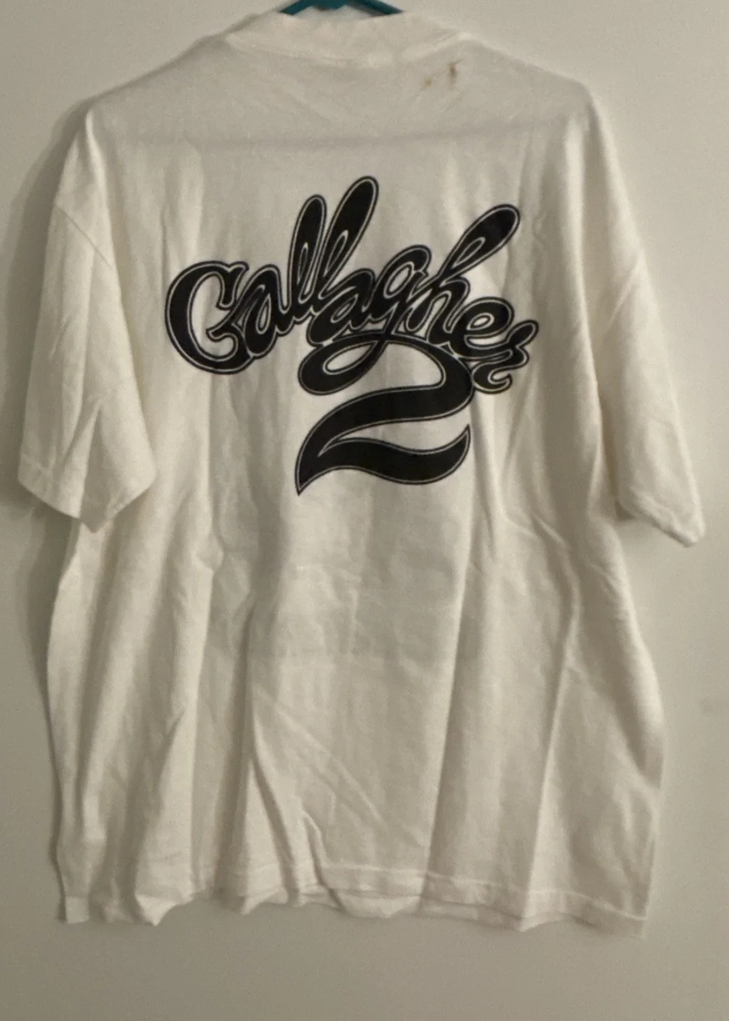 VINTAGE SIGNED AUTOGRAPHED COMEDIAN GALLAGER SHIRT XL IVE BEEN GALLAGHERIZED, изображение 2