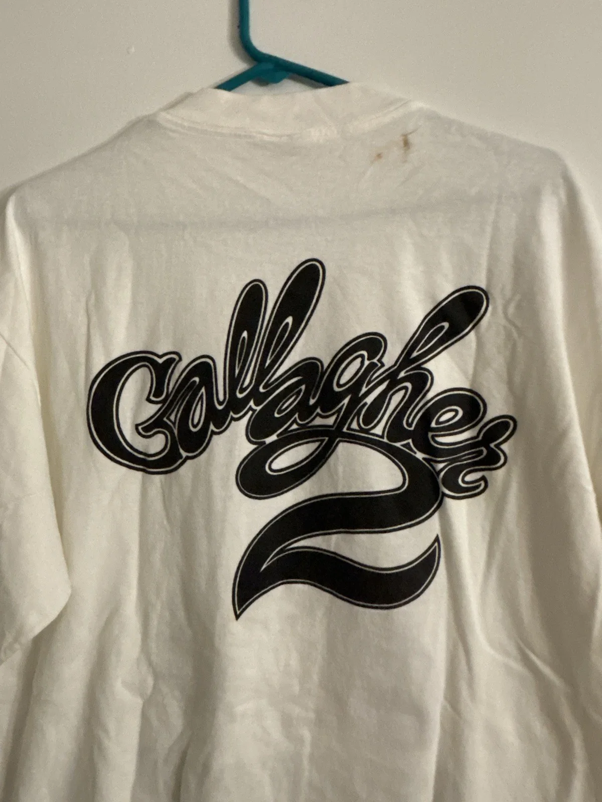 VINTAGE SIGNED AUTOGRAPHED COMEDIAN GALLAGER SHIRT XL IVE BEEN GALLAGHERIZED, изображение 5