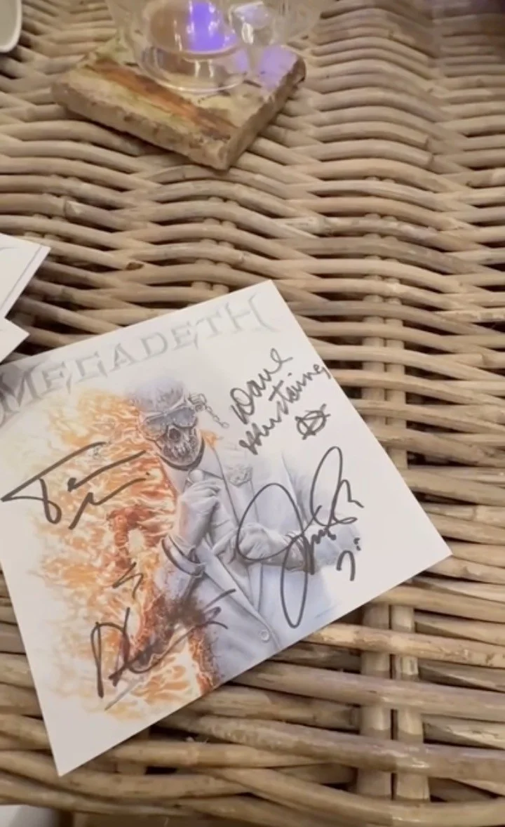 Megadeth Self Titled SIGNED CD 2026 AUTOGRAPHED New Talk Shop RARE SOLD OUT, image 3