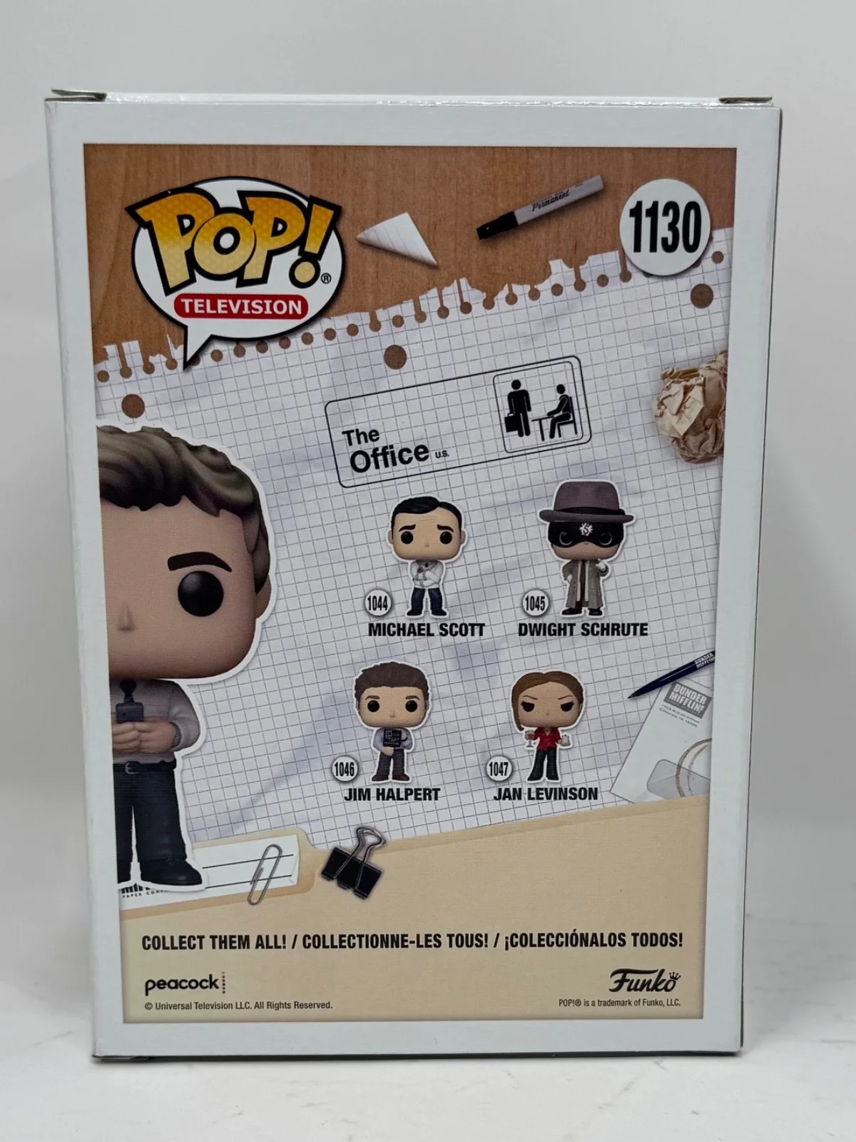 BJ Novak — BJ Novak Signed Autograph The Office Ryan Howard Funko Pop 1130 B. J. JSA COA, изображение 4