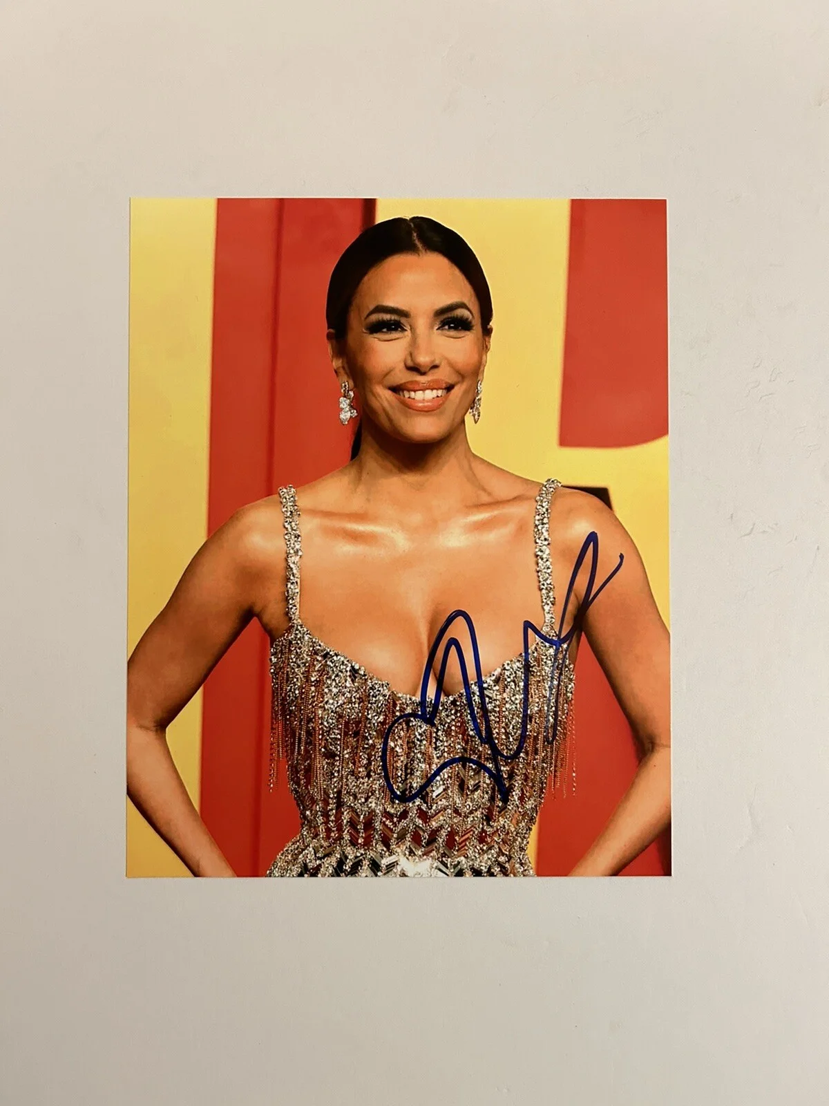 Eva Longoria Autographed 8x10 Photo (proof pic), image 4