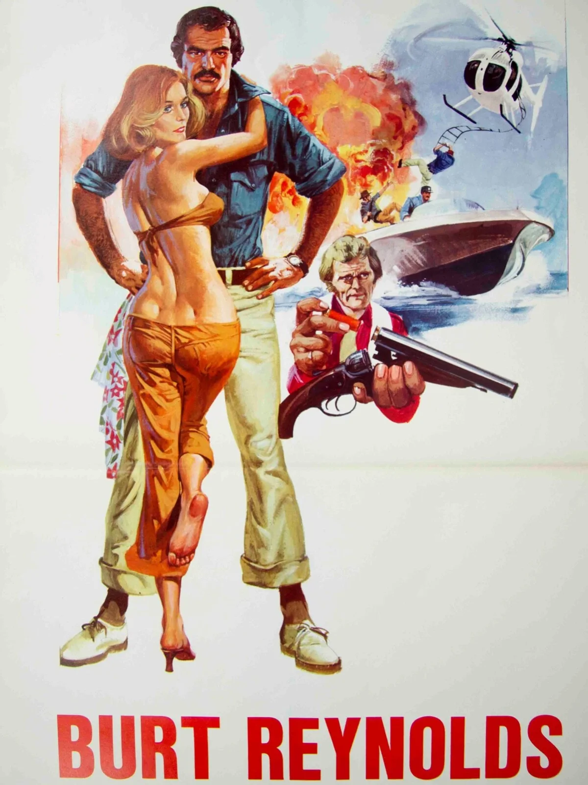 Gator (1976) Original Poster Burt Reynolds, image 2