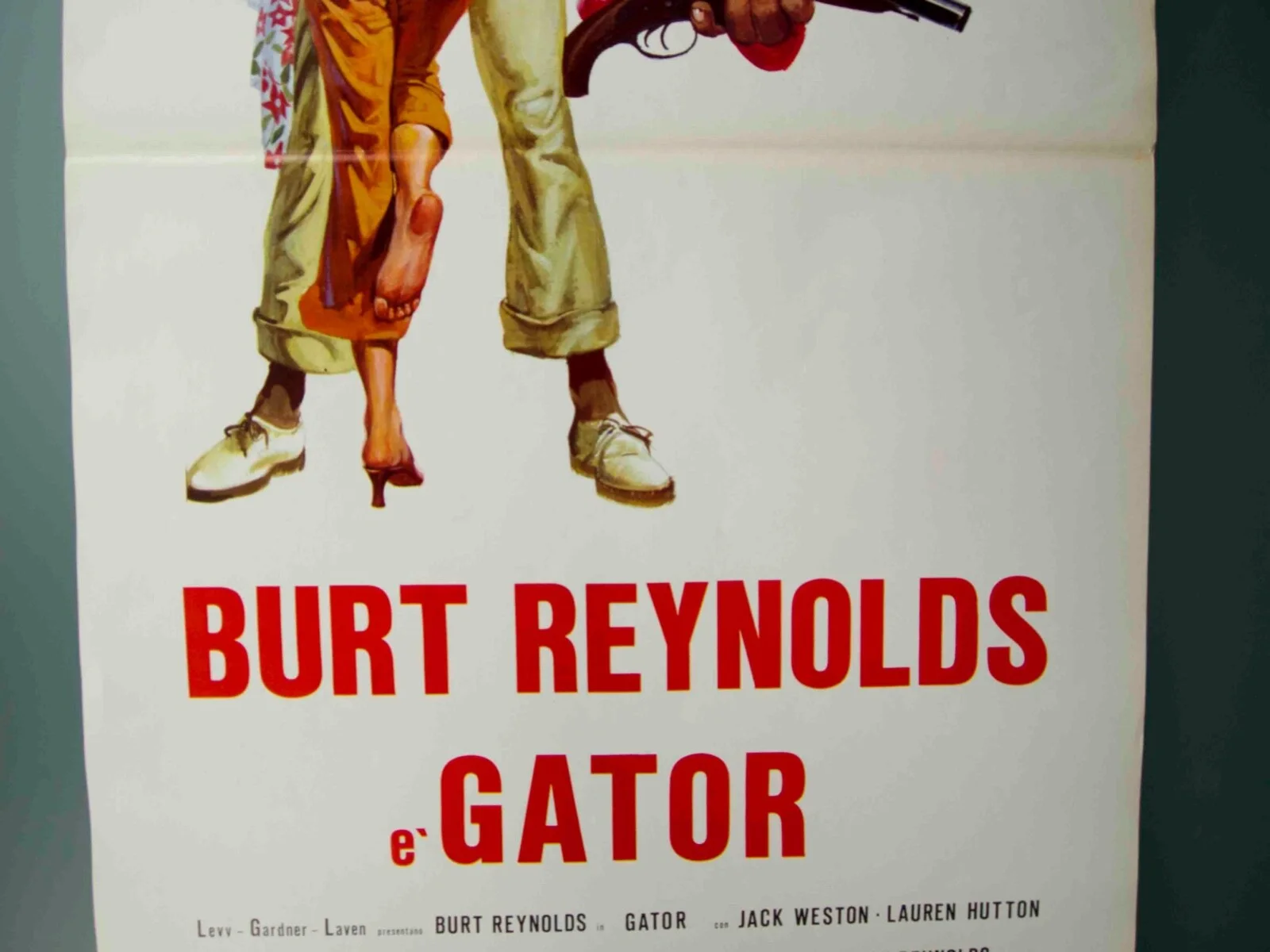 Gator (1976) Original Poster Burt Reynolds, image 5