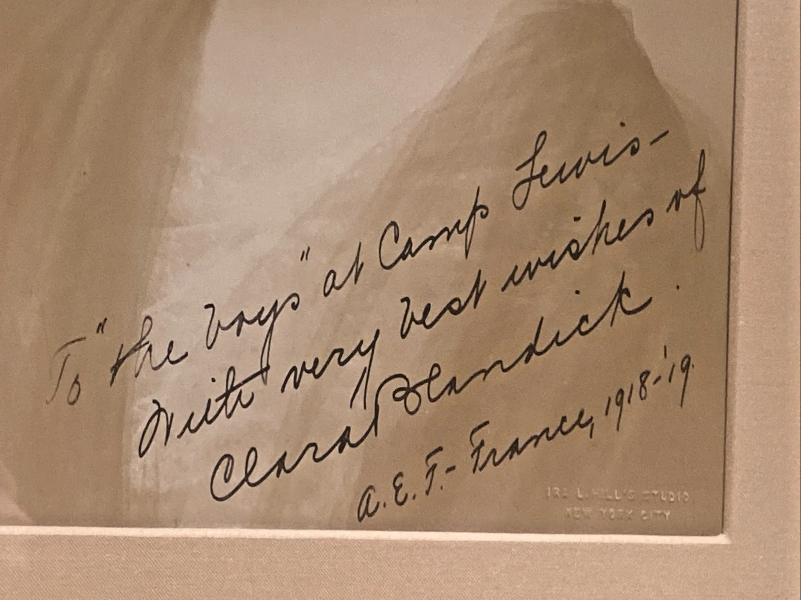 Clara Blandick 7x9 Vintage 1918 B&W Photo Wizard of Oz Framed SIGNED RARE!, изображение 2