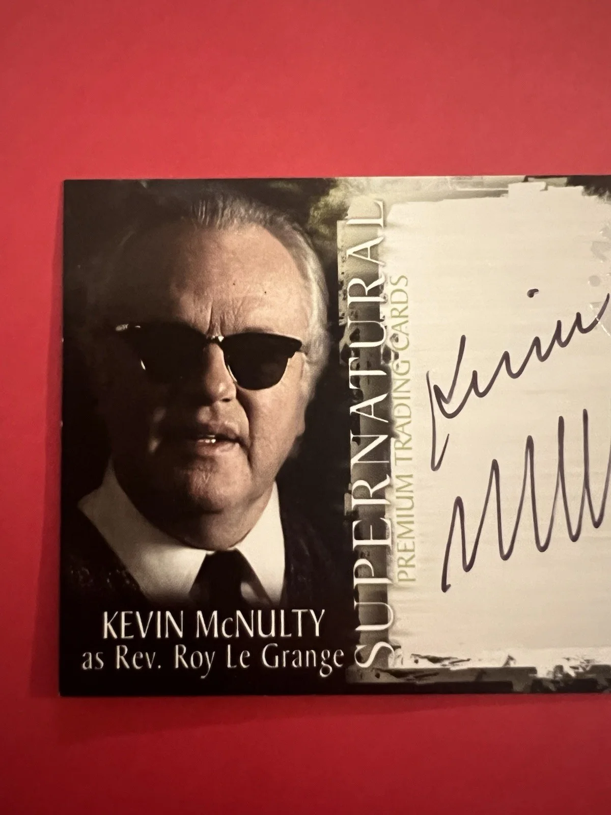 Kevin McNulty — Supernatural KEVIN McNULTY Season 1 Auto Card #A-7 Inkworks - Autograph, image 3
