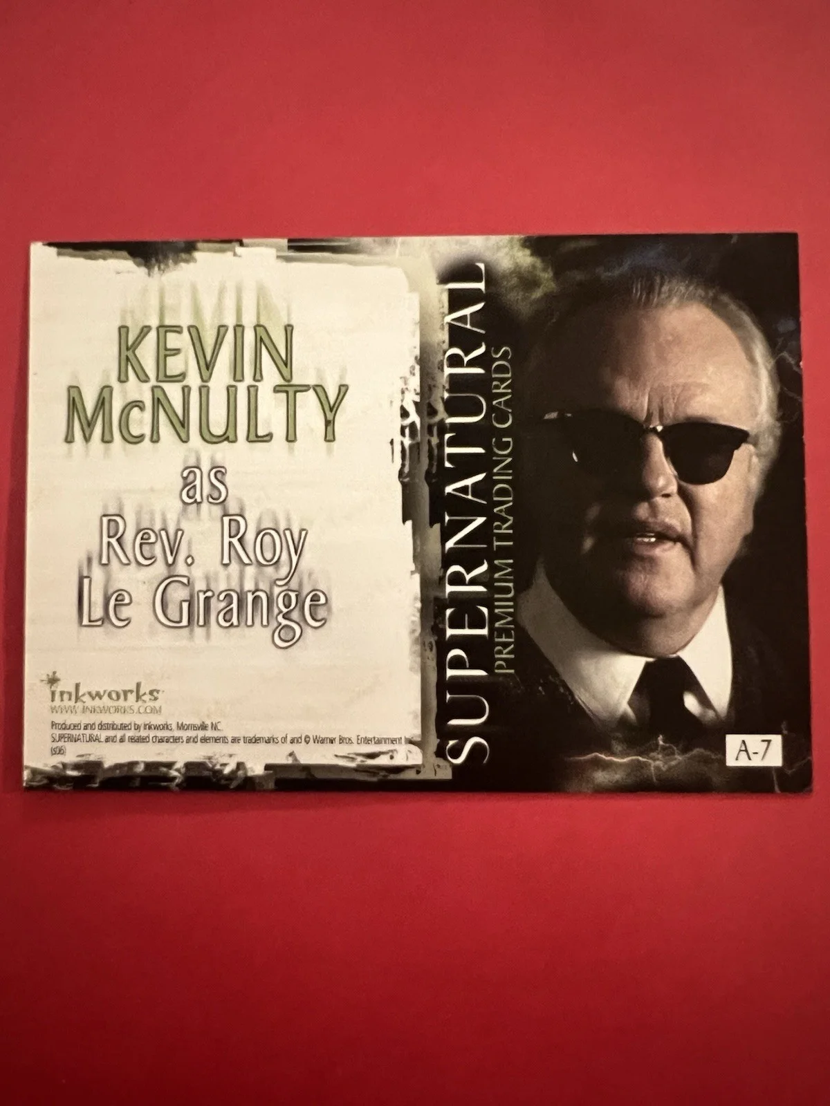 Kevin McNulty — Supernatural KEVIN McNULTY Season 1 Auto Card #A-7 Inkworks - Autograph, image 4