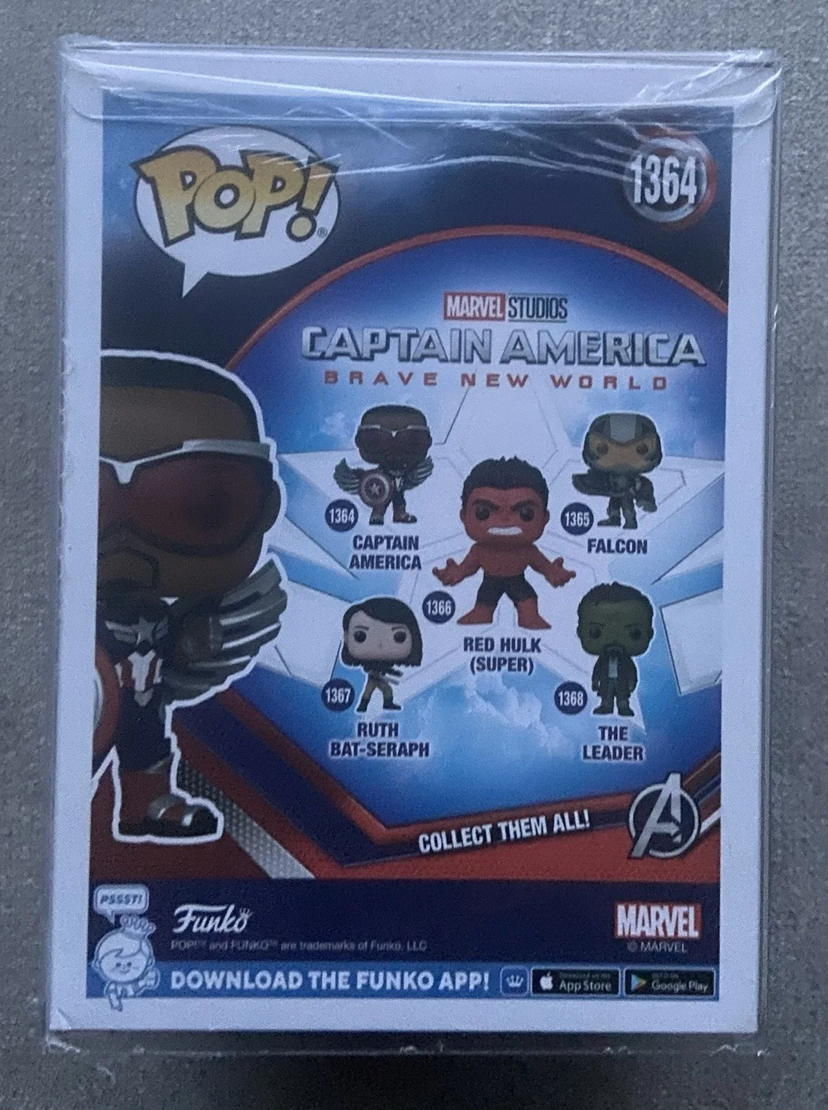 Anthony Mackie — Anthony Mackie Signed/Autographed Captain America Funko Pop #1364 W/ COA, image 3