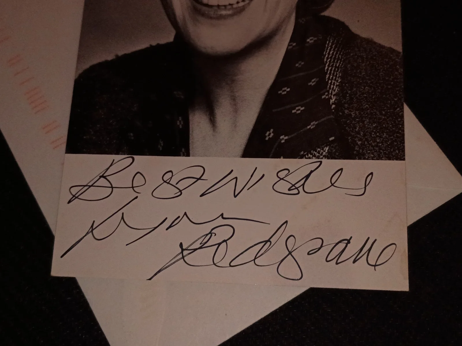 Lynn Redgrave — Lynn Redgrave - Vintage Autograph Photo - Authentic Hand Signed 6x3.5, изображение 2