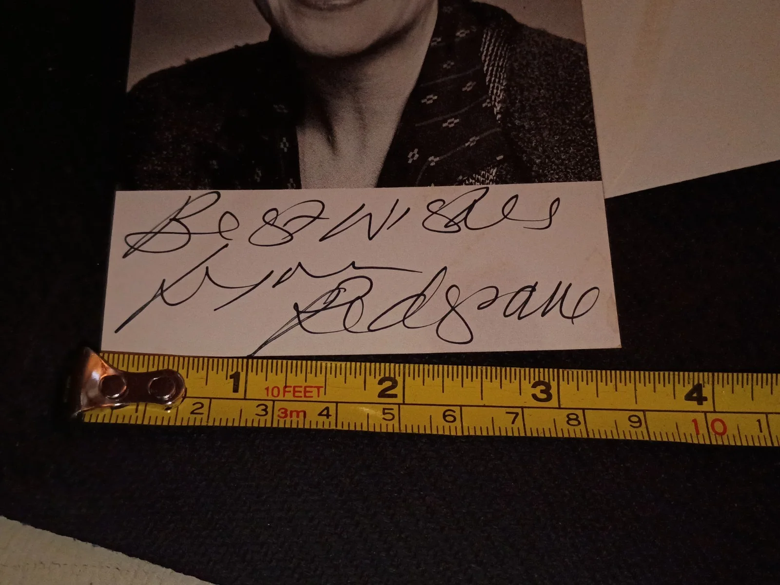 Lynn Redgrave — Lynn Redgrave - Vintage Autograph Photo - Authentic Hand Signed 6x3.5, изображение 5
