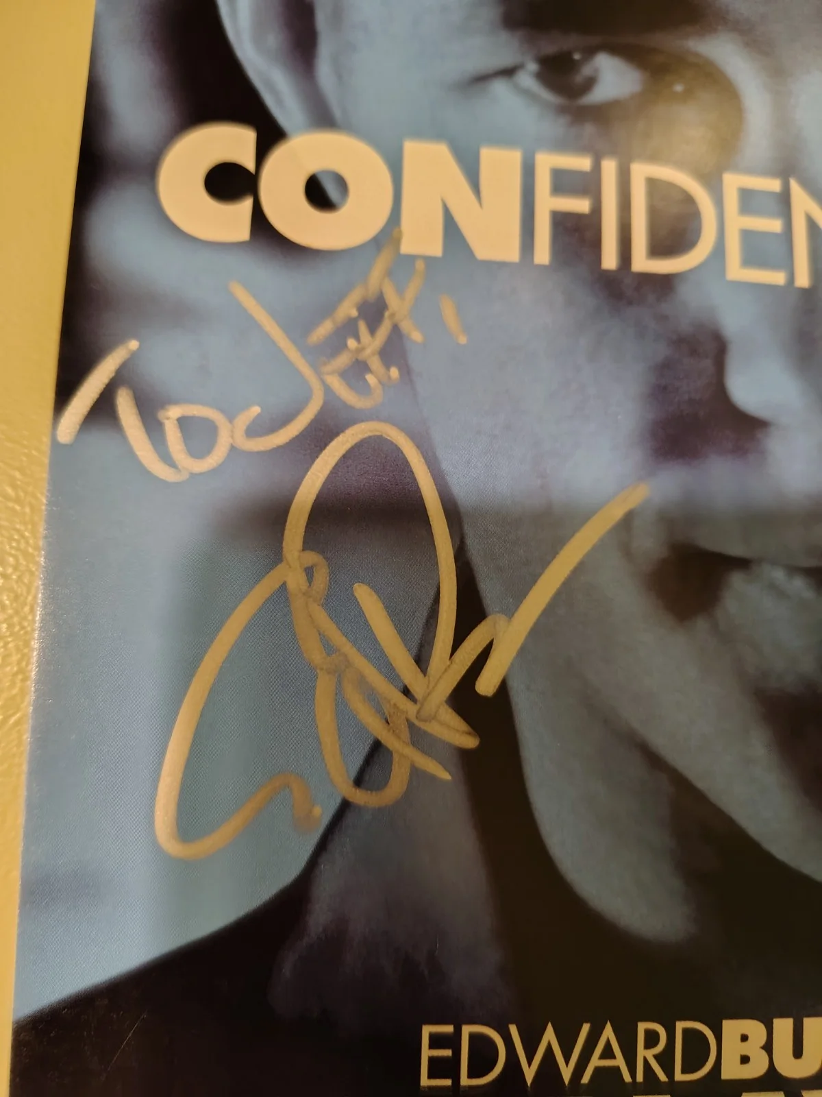 Edward Burns — Edward Burns Authentic Autographed 7x5 Photo Movie Confidence Signed, image 2