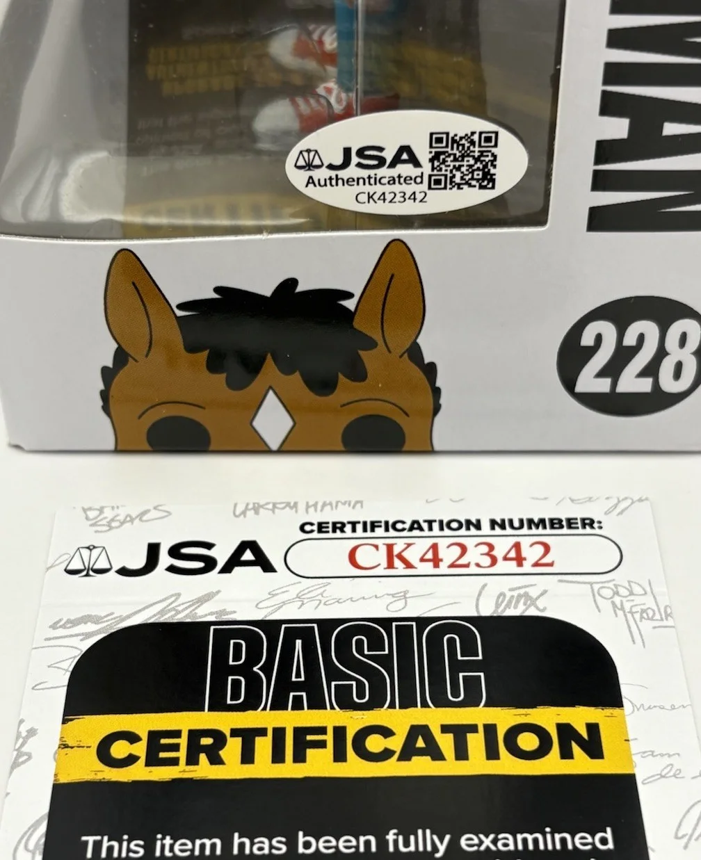 Will Arnett — Will Arnett Signed Autographed Bojack Horseman Funko POP Figure 228 RARE JSA COA, image 4