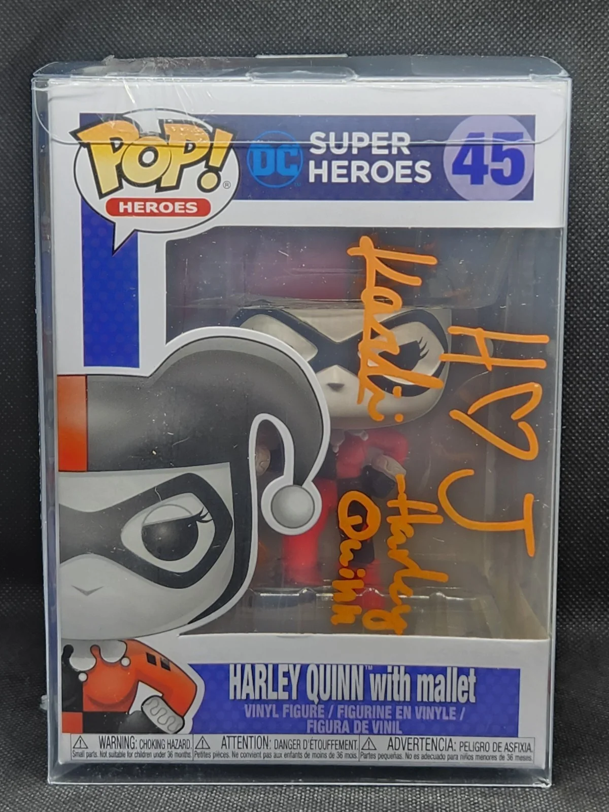 Karlii Hoch — Harley Quinn Signed Karlii Hoch Suicide Squad Funko 45 OCC COA Inscribed