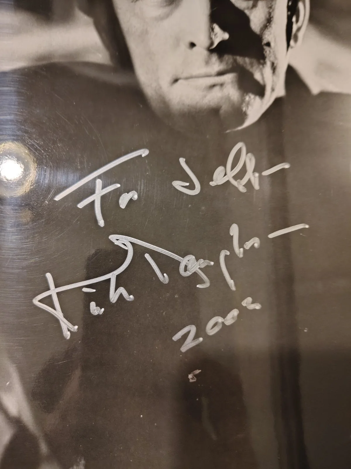 Kirk Douglas — Kirk Douglas Authentic Autographed 8x10 Photo Paths of Glory Signed 2002, image 2